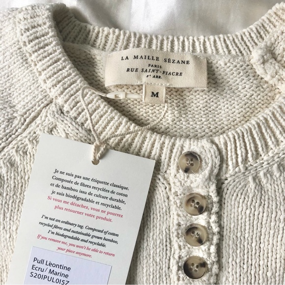 Sezane leontine sweater - Picture 6 of 8